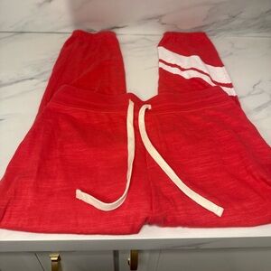 Jcrew comfy striped sweats